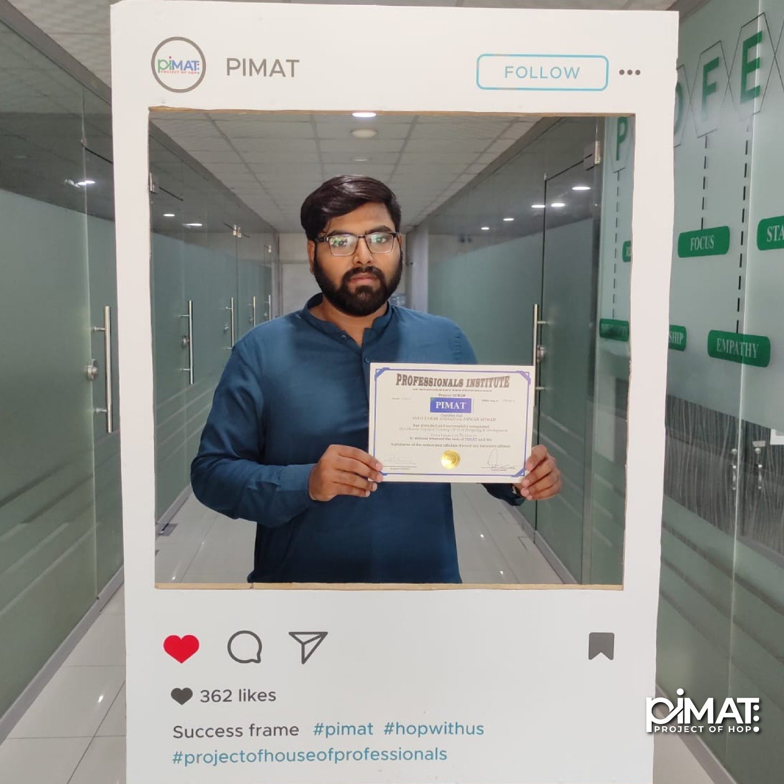 PMP Certified Student - Ahsan Maqsood